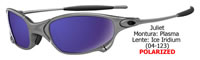 Oakley Juliet Polarized Plasma/Ice Iridium (04-123)